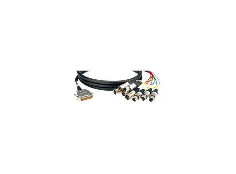 Klotz TCDAE01 Loom 8 ch 25 dsub-4xXLRM-XLRF 1 m 